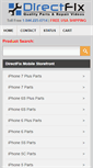Mobile Screenshot of cellphoneparts.directfix.com
